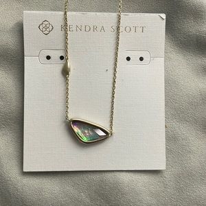 Kendra Scott abalone shell necklace